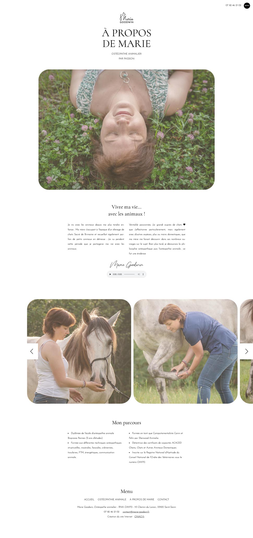 site-internet-osteopathe-animalier-bordeaux-marie-goodwin