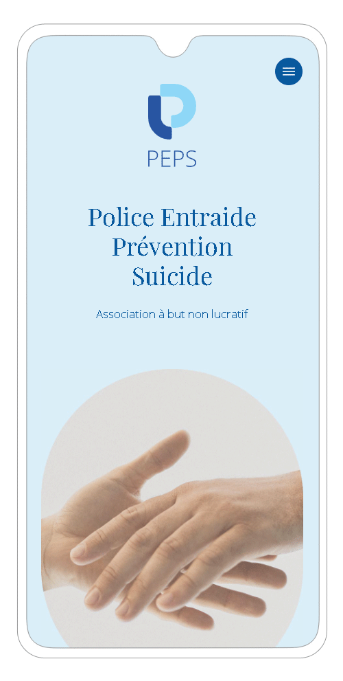 site Wordpress version smartphone - page accueil